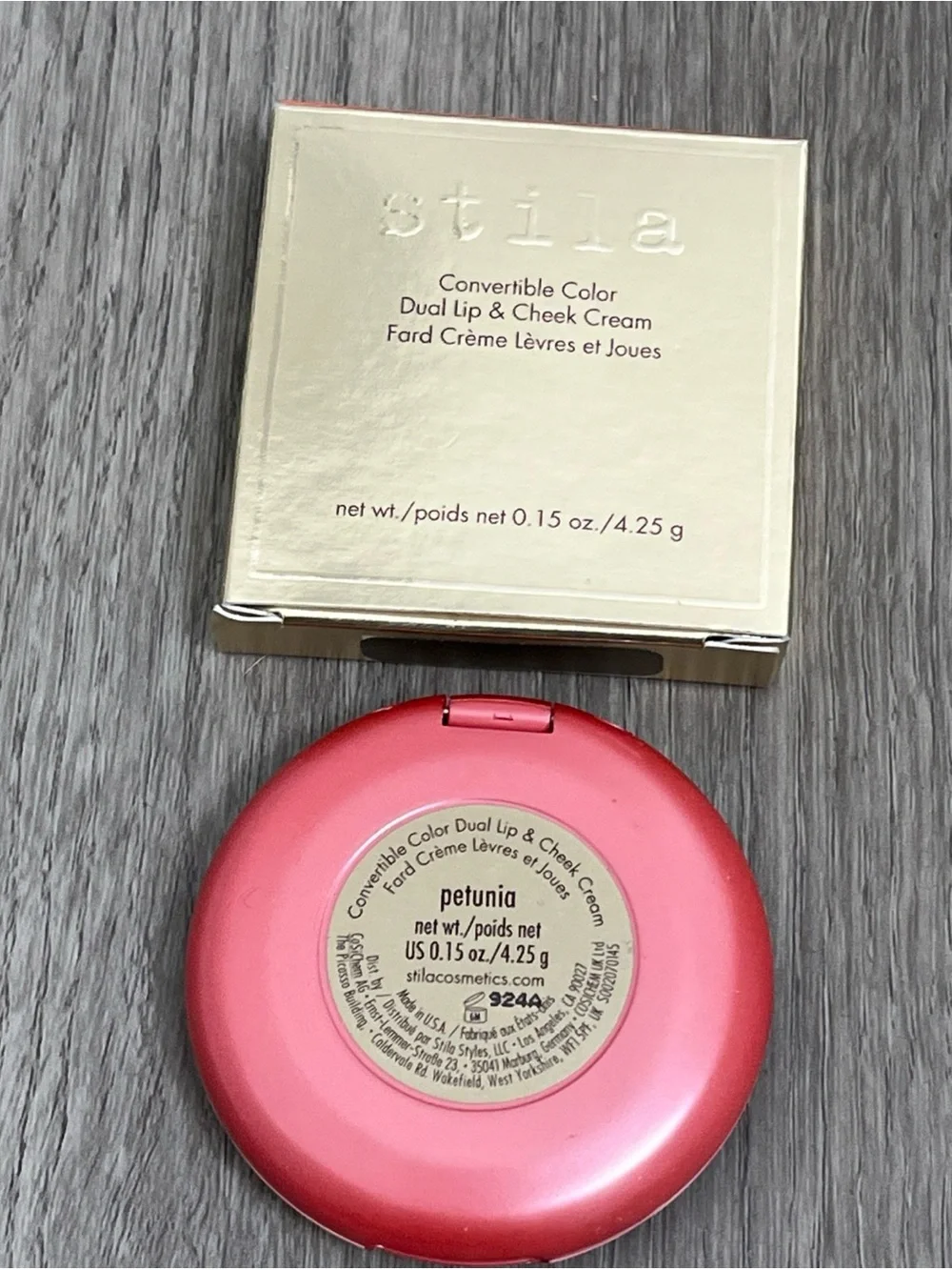Stila convertible color dual lip and cheek cream petunia